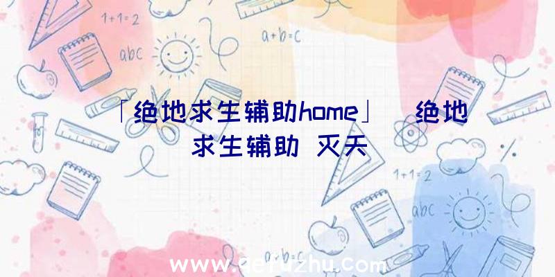 「绝地求生辅助home」|绝地求生辅助